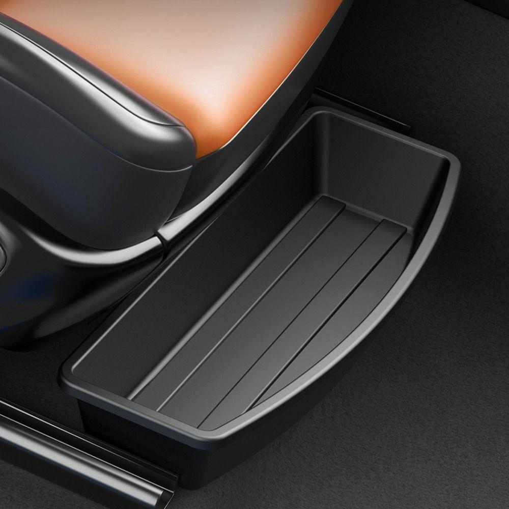 Non Slip Under Seat Storage Box Removable Car Seat Storage Organizer  Car Interior Use