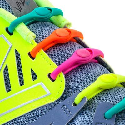 NO.8 12 pezzi Lacci in silicone elasticizzato Senza cravatta Lacci per scarpe Lacci elastici Sneakers Adulti bambini Lacci pigri per scarpe Zapatillas in gomma