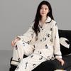 Coral Fleece Pajamas Women'S Autumn And Winter Flannel Fleece Thickened High-End Loungewear Warm Suit