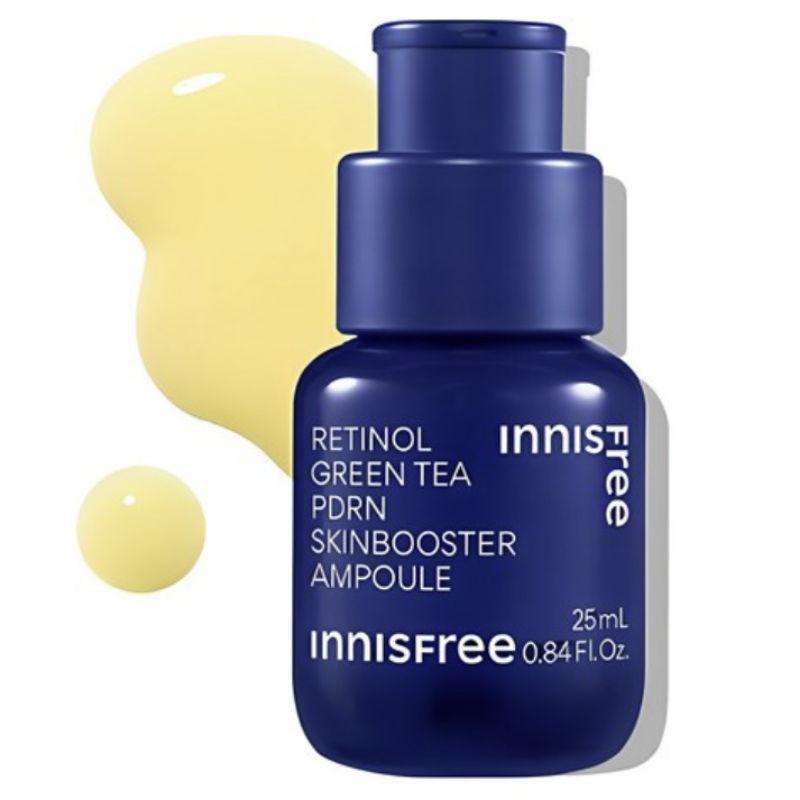 Innisfree Retinol Green Tea PDRN Skin Booster Ampoule 25ml