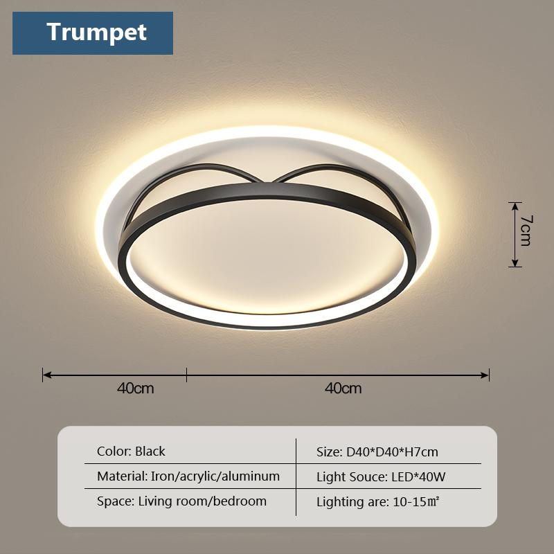 LED Chandelier for Living Room Bedroom Square Ring Industrial Ceiling Decor Lamp Black Home Lighting Modern Minimalist Fixtures