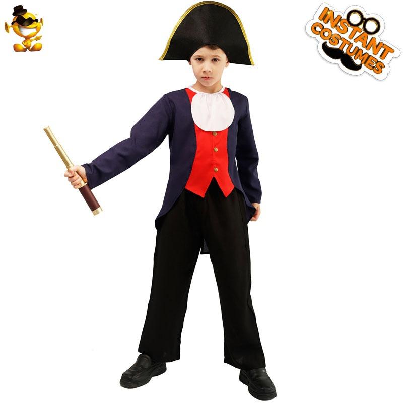 Little boy pirate captain party costume halloween cosplay costume stage costume masquerade