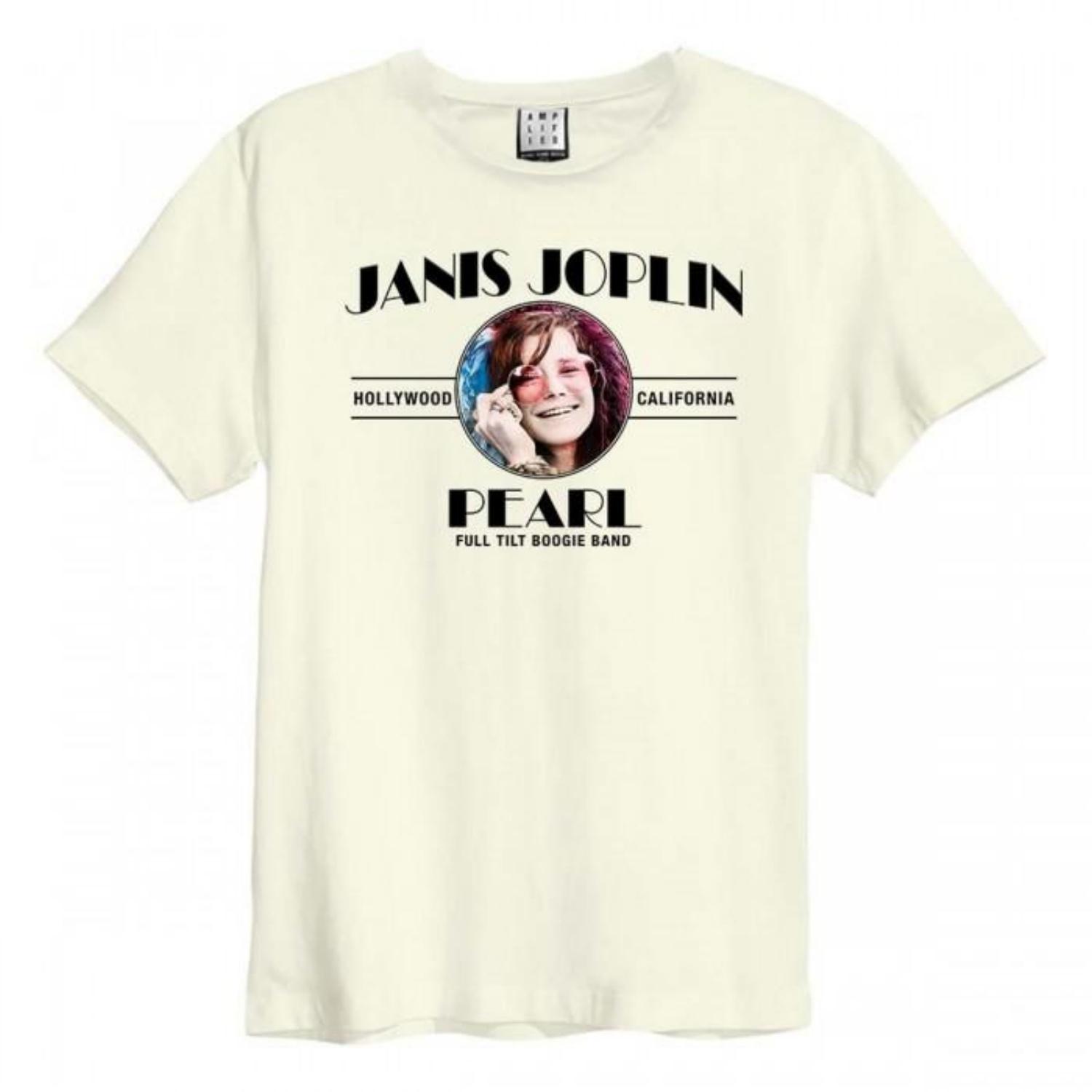 Amplified Unisex Adult 50th Anniversary Janis Joplin T-Shirt S