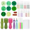 Needle Felting Starter Kits Needle Felting Set with Felting Tool Wool Roving 8 Colors Set Needle Felting Supplies