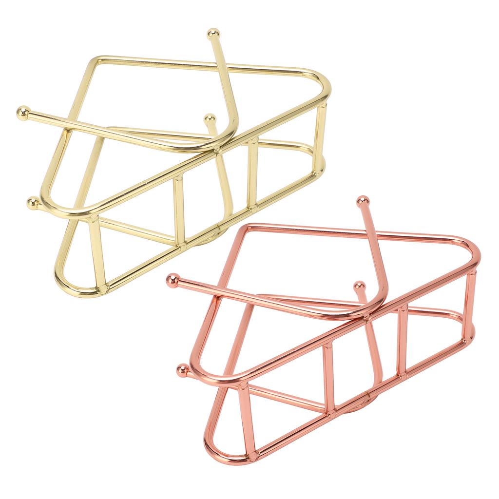 Napkin Holder Iron Art Vertical Style V Shape Large Capacity Bottom Thickening Widening Design Paper