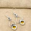 Citrine Earrings, 925 Solid Sterling Silver Gemstone Jewelry, Handmade Earrings, For Thanksgiving
