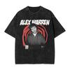 Alex Warren Tour 2025 Washed TShirt Male  Streetwear Cotton TShirts Beach ONeck Trending Tee Shirt Design Plus Size Tops