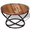 VidaXL Coffee Table Solid Reclaimed Wood 60 X 60 X 40 Cm