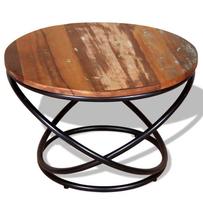 VidaXL Coffee Table Solid Reclaimed Wood 60 X 60 X 40 Cm