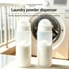 Sealed Laundry Powder Dispenser Bottle Moisture-proof With Hole Lid Detergent Shaker Bottle Clear Refillable