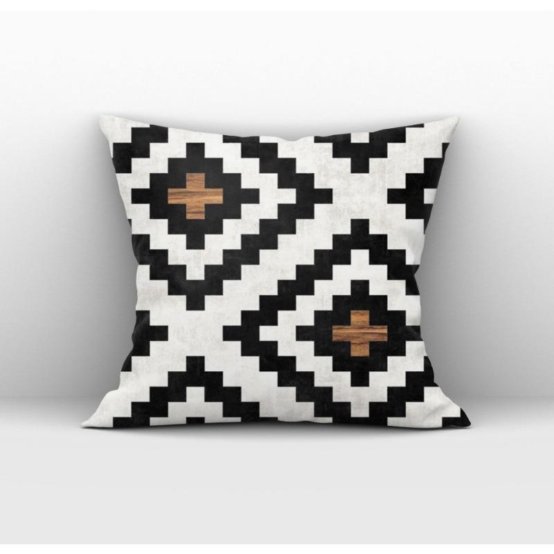 Gray Geometric Pillowcase Home Sofa Pillowcase