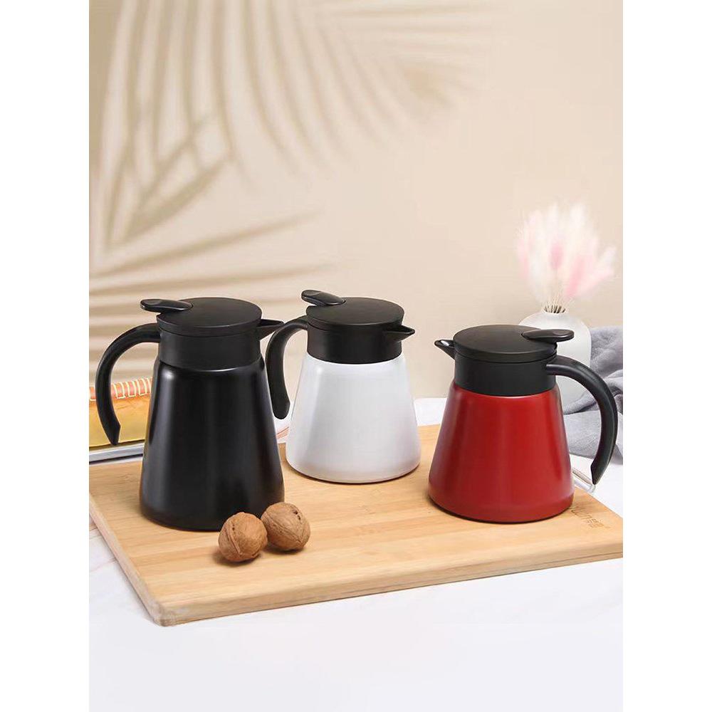 

Portable Mini Office Thermos: 304 Stainless Steel Insulated Hot & Cold Water Bottle, Small Capacity 680ml Chinese Red