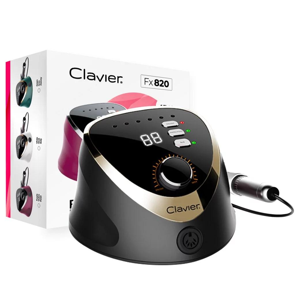 Tastiera fx820 fresa cosmetica per unghie manicure 65w - nera