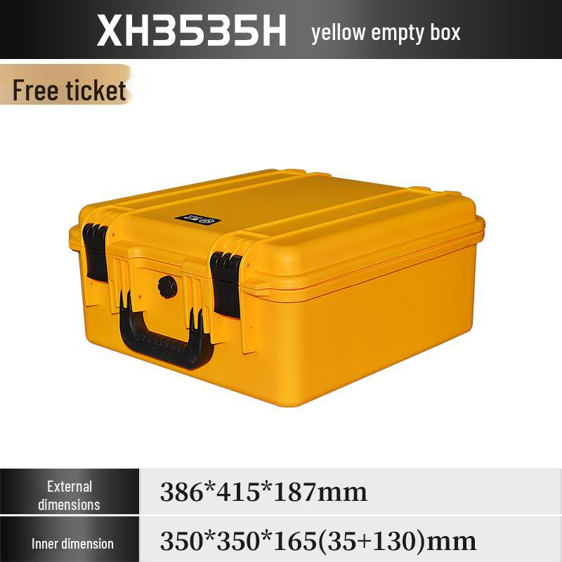 Xihua IP67 Waterproof ROHS Certified Thickened Plastic Toolbox - 35x35 Square Moisture-Proof Instrument Case