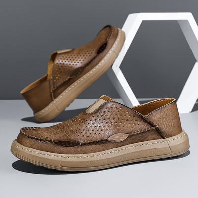 Beliebte Sommer-Herrentasche in großer Größe, Kopf-Rückverfolgbarkeit, Sandalen, atmungsaktive, vielseitige Strandschuhe, hohle Watschschuhe aus Mesh