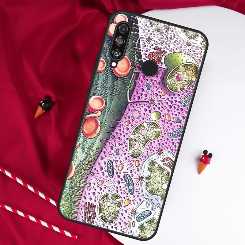 Biology Chemistry For Huawei Nova Y61 Y91 Y73 Y72 Y90 Y70 Y60 12s 12i 11i 8i 9 10 SE P60 P30 Pro P40 Lite Case