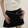 Retro Punk Style Leder Nieten Taillenkette für Damen – Vielseitiges Modeaccessoire