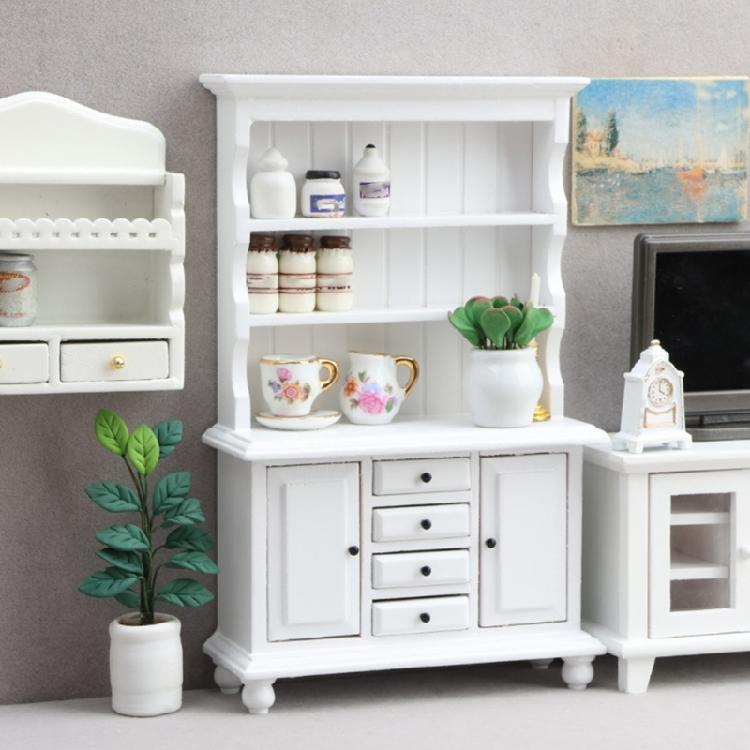 Miniature Wooden Cabinet Model For Dollhouses Accessories DIY Craft Project Bedroom Living Room Tiny House Scene Decoration