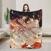 Heaven Official's Blessing Blanket  Camping Flannel Throw Blanket For Living Room Warm Soft Custom Quality Bedspread Gift