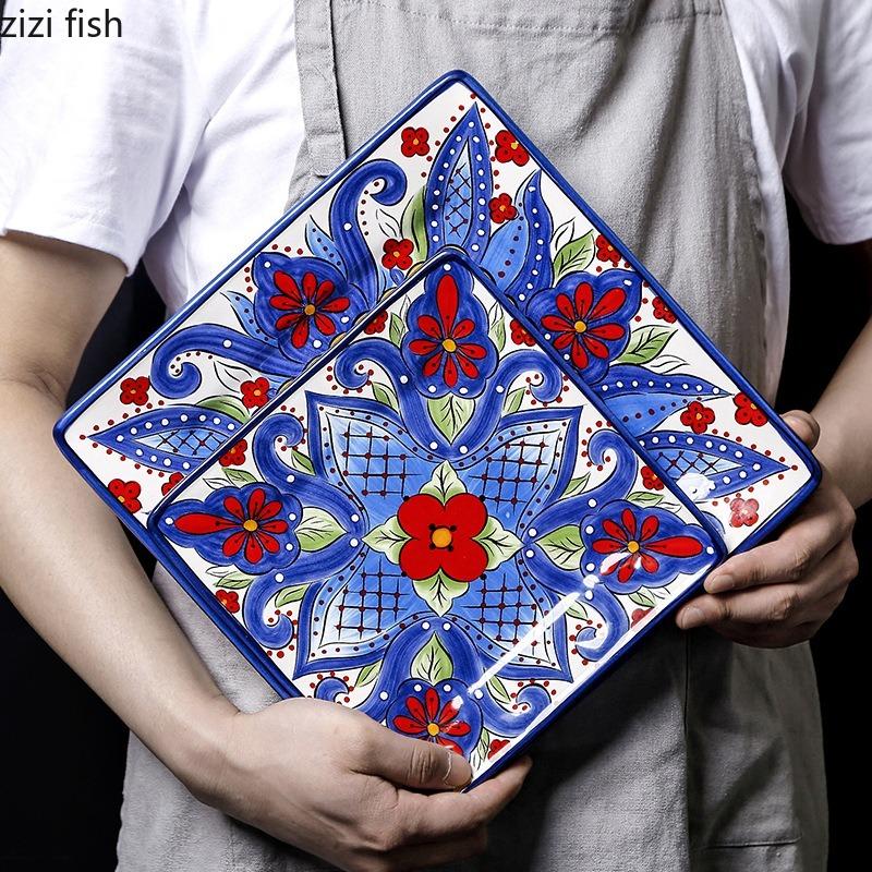 Ceramic Dinner Plate Western Steak Plate Dessert Plates Soup Bowl Sushi Plates Fruit Salad Bowl Livelihood Water Cup Coffee Cup