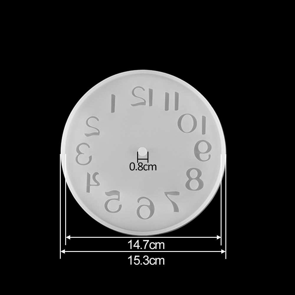 1Pcs Clock Resin Epoxy Molds Mixed Size Silicone UV Resin Casting Molds For DIY Jewelry Making Findings Supplies Accessories