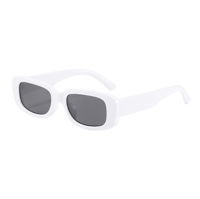 Rectangle Sunglasses for Women Men Trendy Y2k Retro 90s Sun Glasses UV400 Protection Cool Square Frame Sun Shades