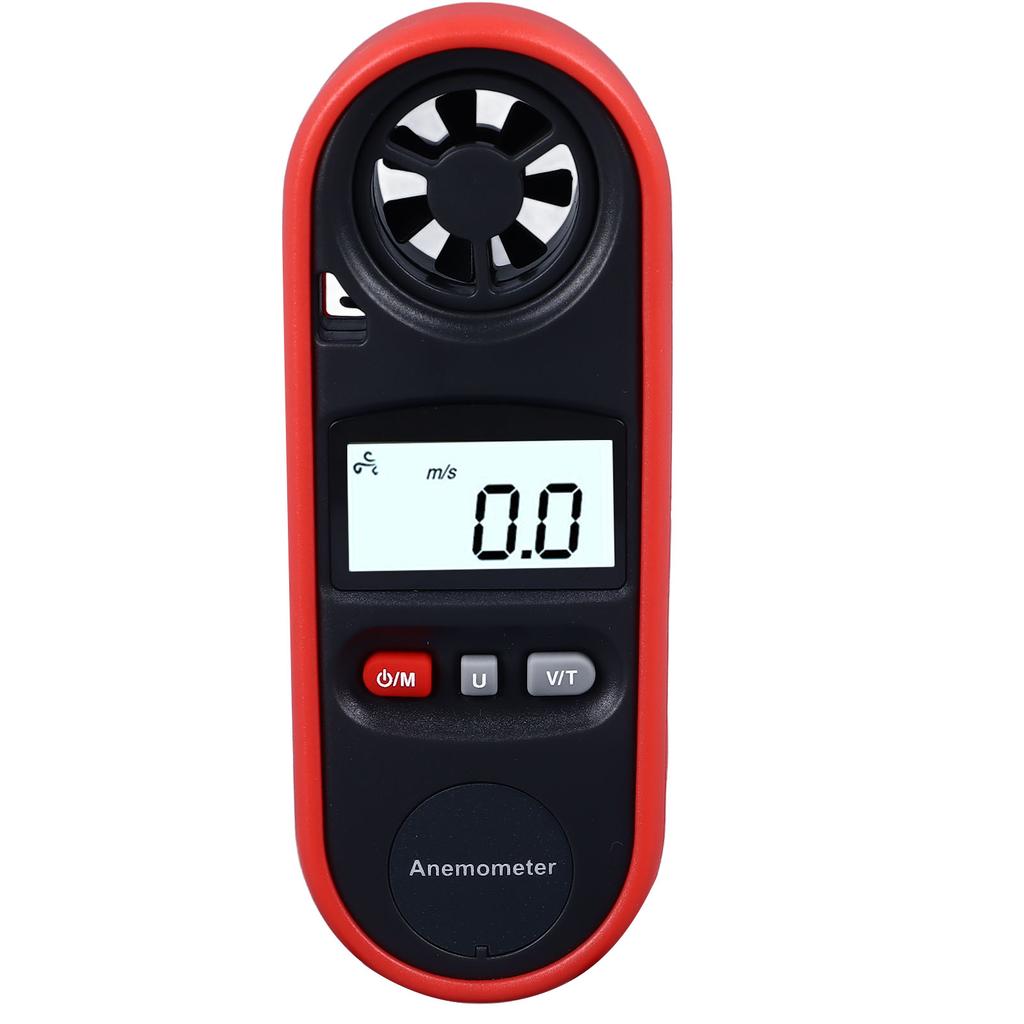 Anemometer Handheld Digital Wind Speed Meter Gauge Air Flow Tester for House HVAC 14 Fahrenheit ‑113 Fahrenheit