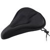 Ergonomic Soft Black Bicycle Seat Cover for Longer Cycling