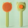 Cat Comb Stainless Steel Cat Brush Massage Cats Hair Comb One-button Pet Hair Remover Pet Grooming Cleaning Tools Pets Supplies