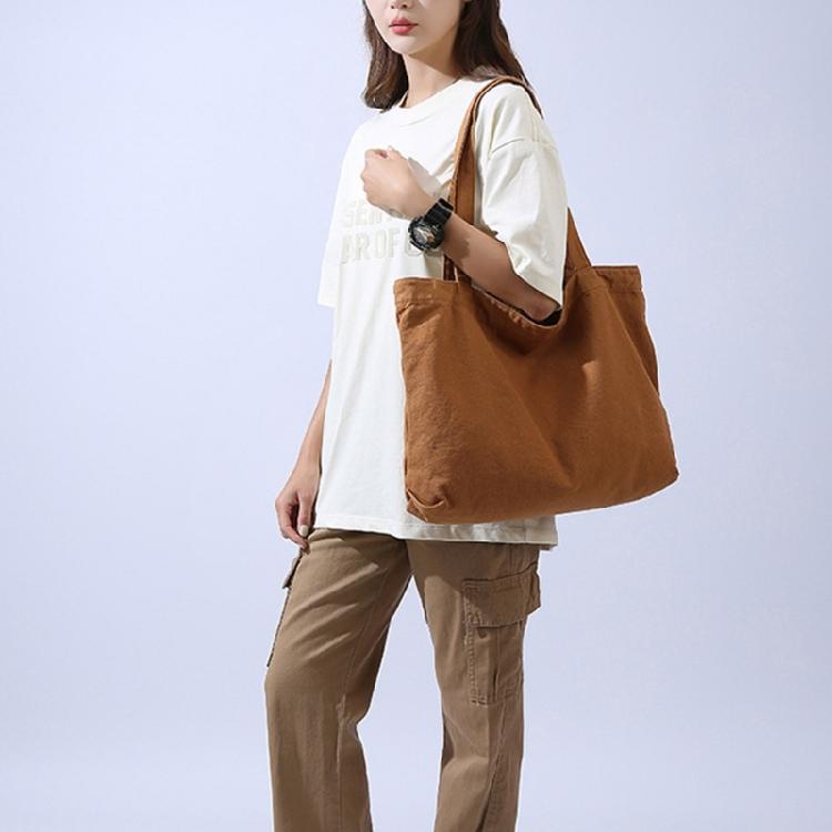 Shopping Shoulder Bag Large Capacity Hobo Bags Women Girl Canvas Tote Bag