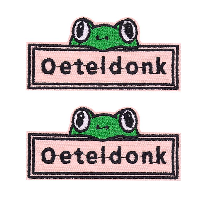 10pcs Wholesale Netherland Carnival Oeteldonk Emblem Patch Embroidered Patches For Clothes Iron On Patches For Clothing Sew 