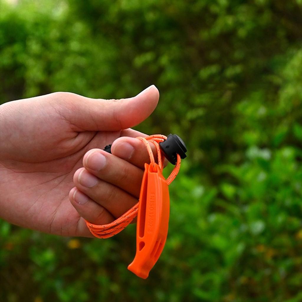 Outdoor Multifunction Whistle Emergencies Compasses With Lanyard Safety Whistle for Swimming Hunting
