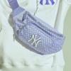 New MLB Monogram Collection Nylon Shoulder Bag Crossbody Bag Fanny Pack Regular Unisex Haze Blue 32BGC9111-50S