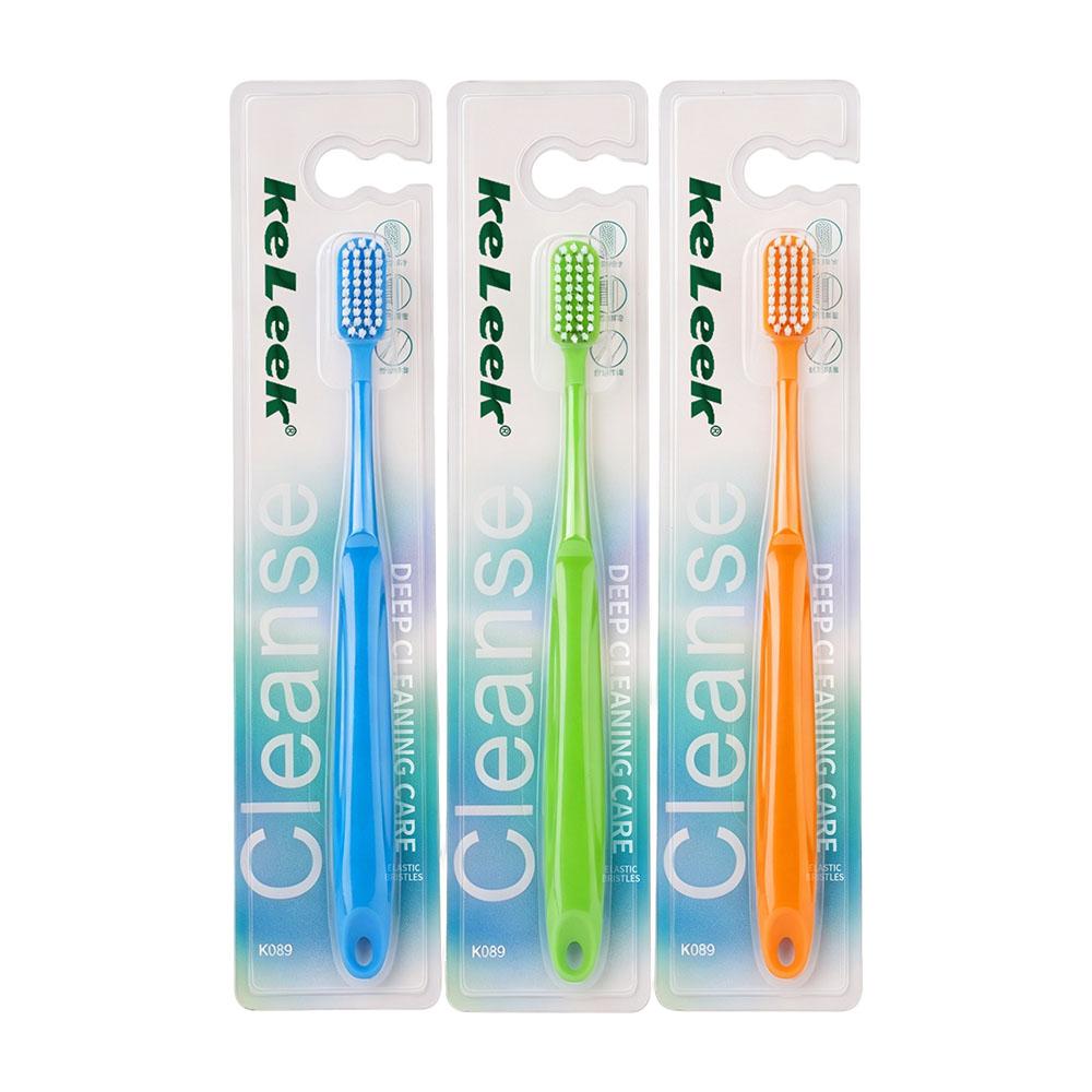 Keleek Wide Head Deep Clean Toothbrush Ultra Soft Bristles High Density Planting Full Coverage Efficient Plaque Removal Gentle разноцветный