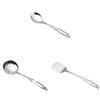 Stainless Steel Kitchen Utensils With Wall Mount For Durable Cooking And Storage