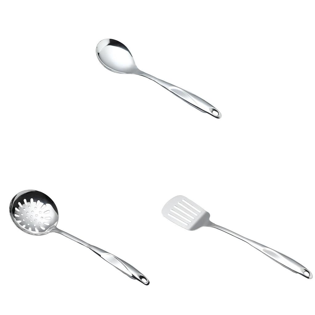 Stainless Steel Kitchen Utensils With Wall Mount For Durable Cooking And Storage