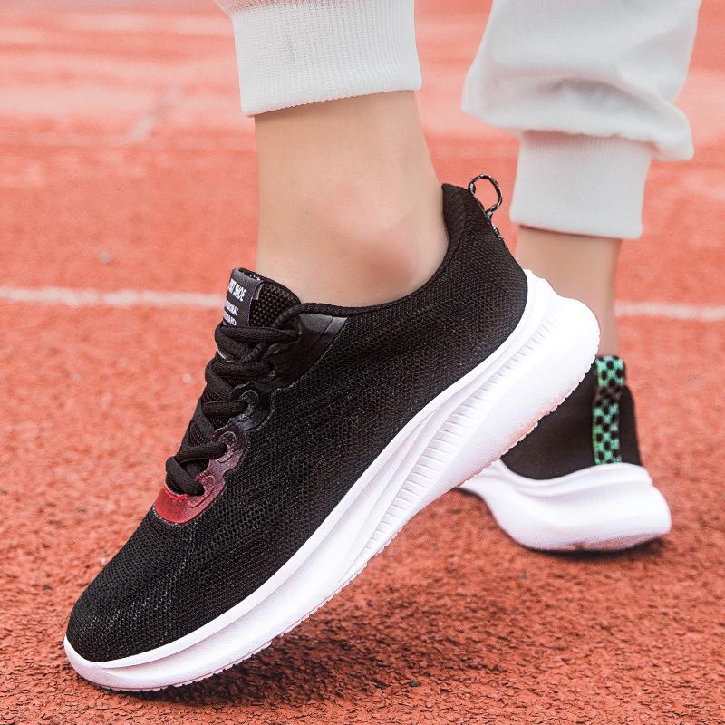 New Women's Shoes Mesh Surface Fashion Light Fashion Shoes Sports Leisure Student Running Athletic Sneakers