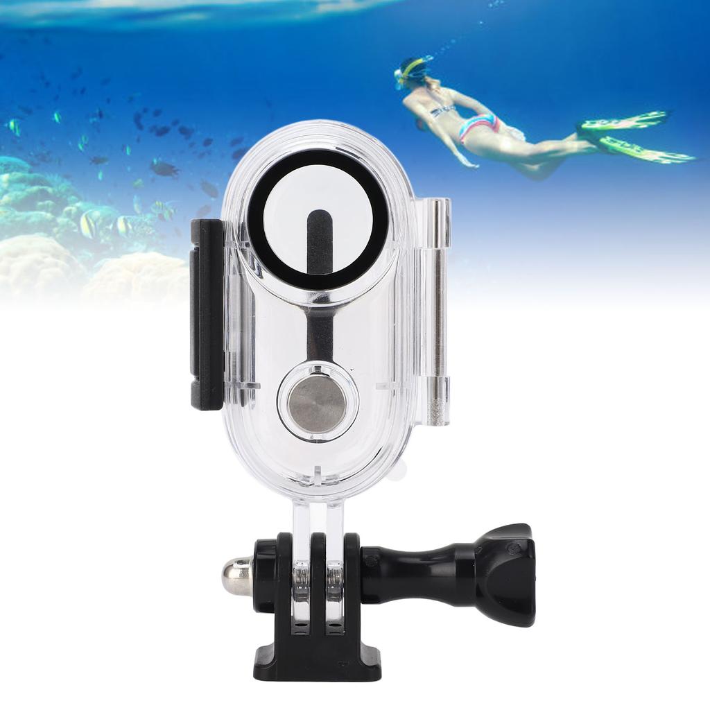 40M Underwater Diving Protective Shell with Bracket Accessories for GO3S Transparent Action Camera W