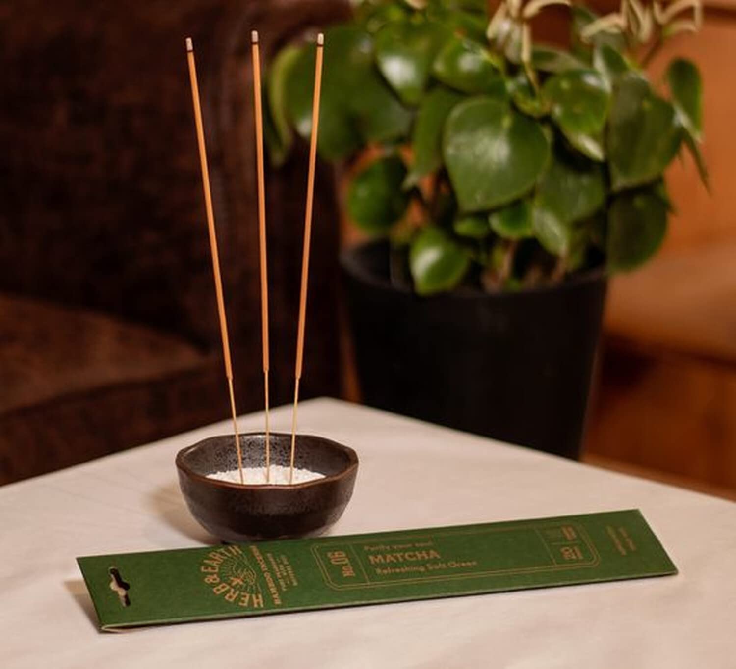 

Бамбуковые благовония Nippon Kodo 06 Matcha, 20 штук H&E коричневый