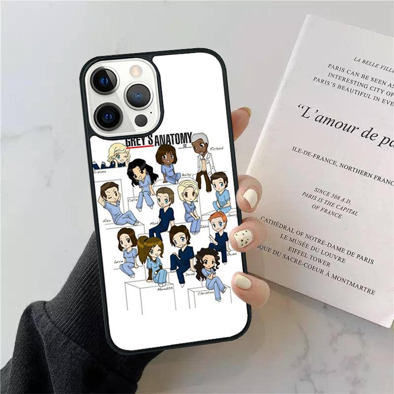 Greys Anatomy Phone Case Cover For iPhone 17 Air 16 15 14 Plus 11 12 13 Pro Max Apple max