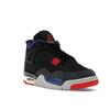 Air Jordan 4 Retro Rare Air - White Lettering Men Sneakers Black Fire-Red Deep-Royal-Blue FV5029-003