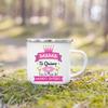 Creative Coffee Cups Best Mom In The Word Spanish Print Mug Camping Handle Mugs Handle Enamel Cup Festive Birthday Gifts for Mom