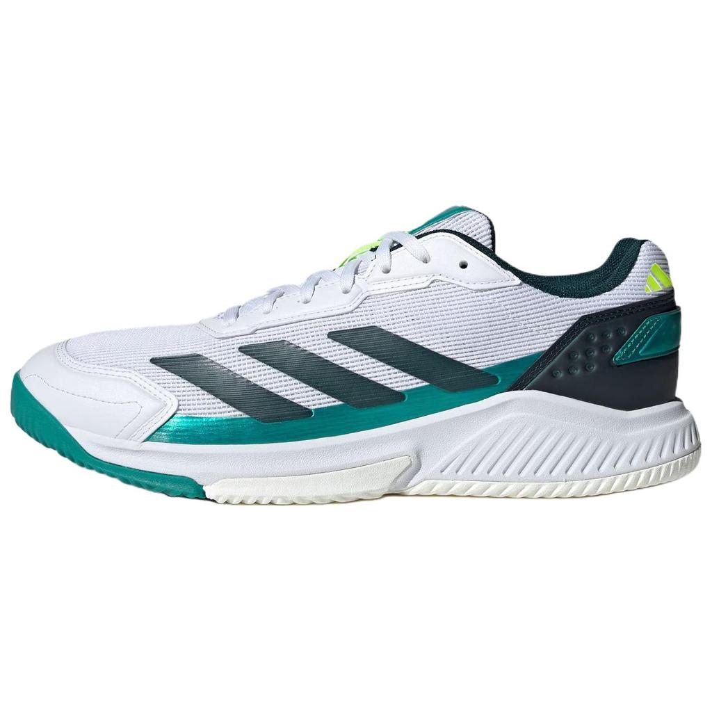 Adidas Courtquick Padel Comfortable Versatile Durable Low-Top Tennis Shoes Men Sneakers White Green JP7232
