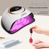 High-Power Quick-Drying 66 LED Nail Gel Curing Lamp with Red Light