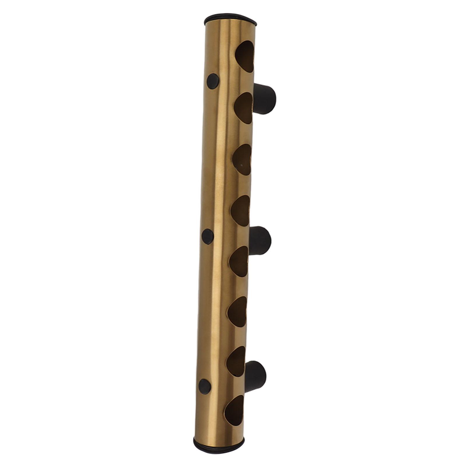 8 Holes Stainless Steel Wall Mounted Wine Rack Wall Bar Wine Bottle Rack Red Wine Storage Rack