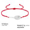 Sport Style Tennis Racket Bangle Stainless Steel Weave Rope Bracelet  Sporty Accessories