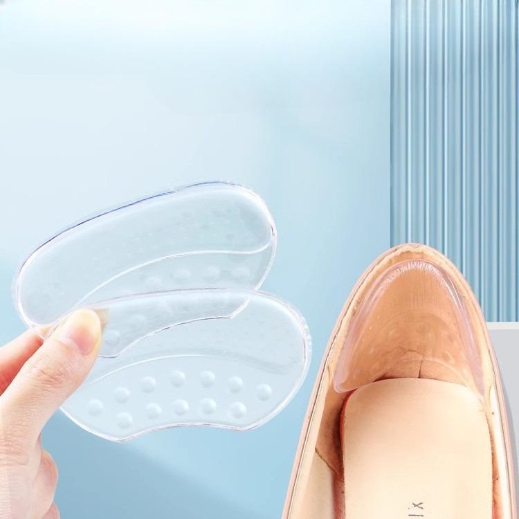 1 pár láthatatlan, öntapadó saroktapasz, félméretű párna lábkopás és lábcsúszás ellen, kényelmes és nem károsítja a cipőt férfiaknak és nőknek egyaránt