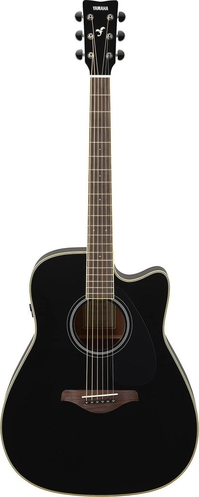 YAMAHA Trans Acoustic Guitar Black BL FGC-TA
