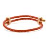 Handmade Colorful Leather Rope Bracelet Adjustable Chain Bangle Unisex Fashion Jewelry Gift for Men and Women