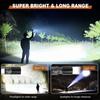 X49 Multifunctional Zoom LED Flashlight Rechargeable COB Camping Lamp  W/ Hammer Hook & Magnet Self-defense Safety Hammer Torch